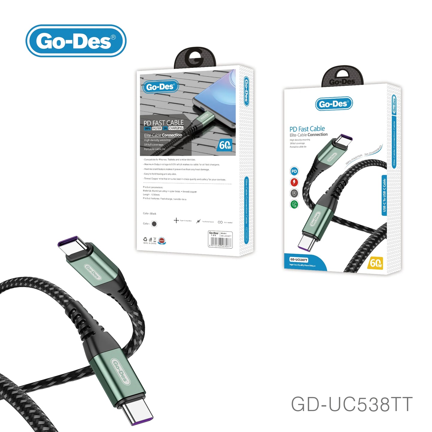 Go-Des USB-C PD QUICK CABLE