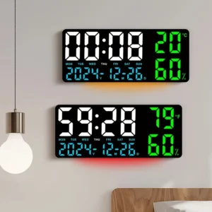 Large Digital Wall Clock