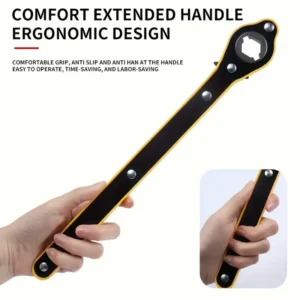 1pc Heavy-Duty Metal Tire Jack Wrench