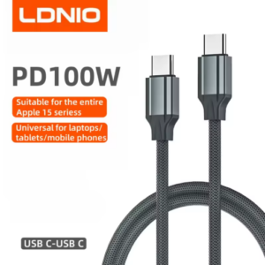 LDNIO | LC442C 100W High Power E-marker Chip Type-C to Type-C | 2M
